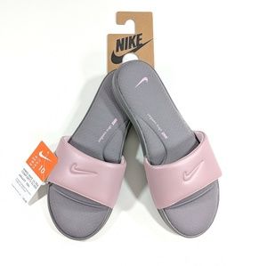 Nike | Shoes | Nike Ultra Comfort 3 Slide Gunsmokeplum Chalk | Poshmark